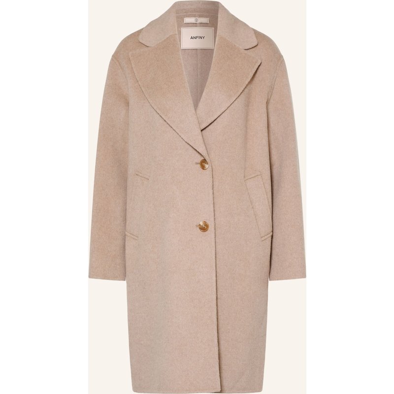 Anfiny Wollmantel Diana beige