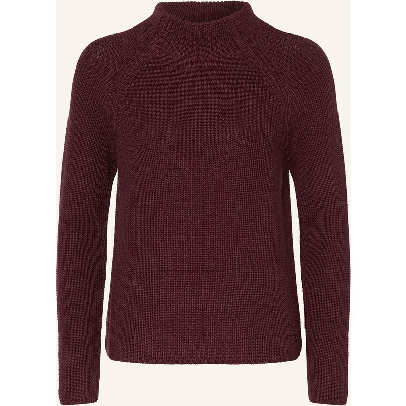 Monari Rollkragenpullover rot