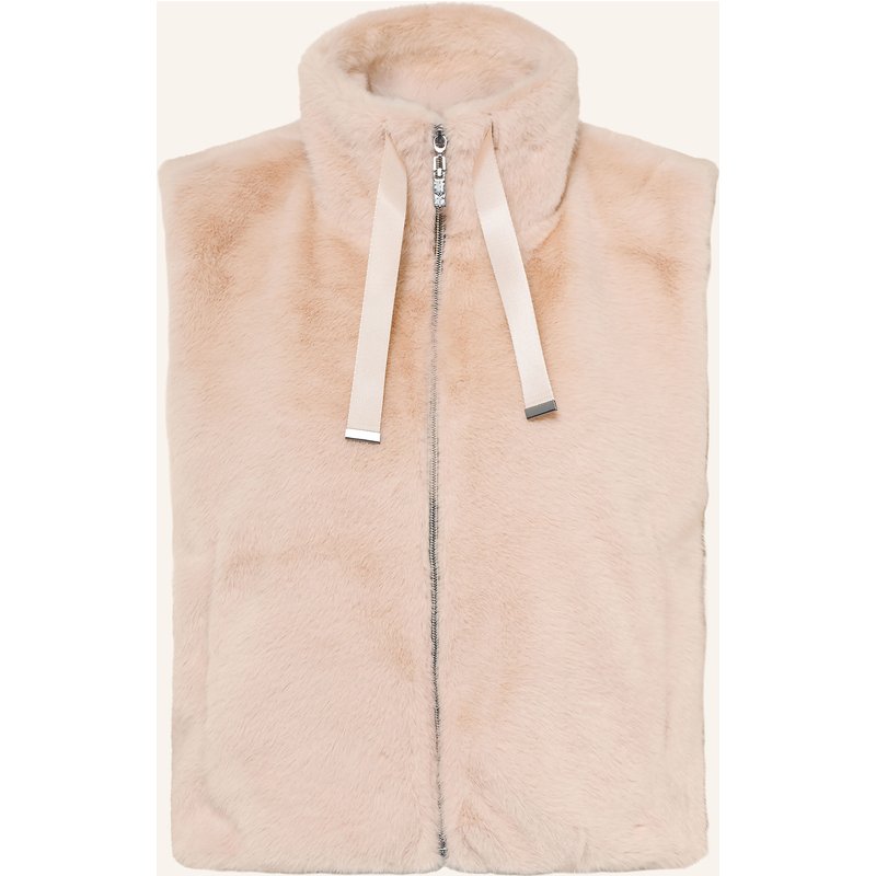 Monari Kunstfell-Weste beige