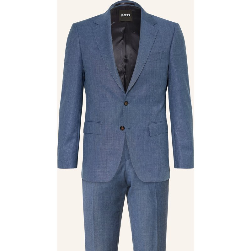 Boss Anzug Huge Slim Fit blau