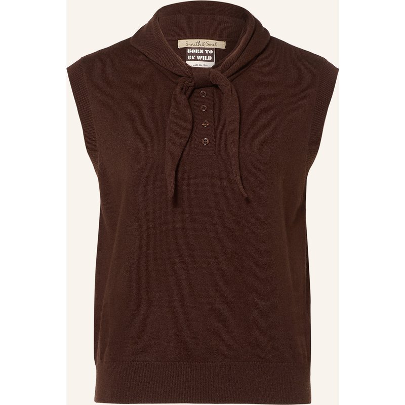 Smith & Soul Pullunder Mit Schluppe braun