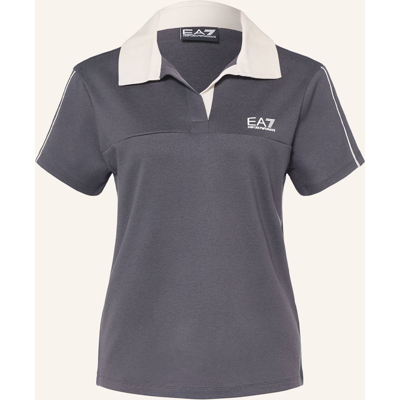 ea7 Emporio Armani Jersey-Poloshirt Train Sporting Club grau