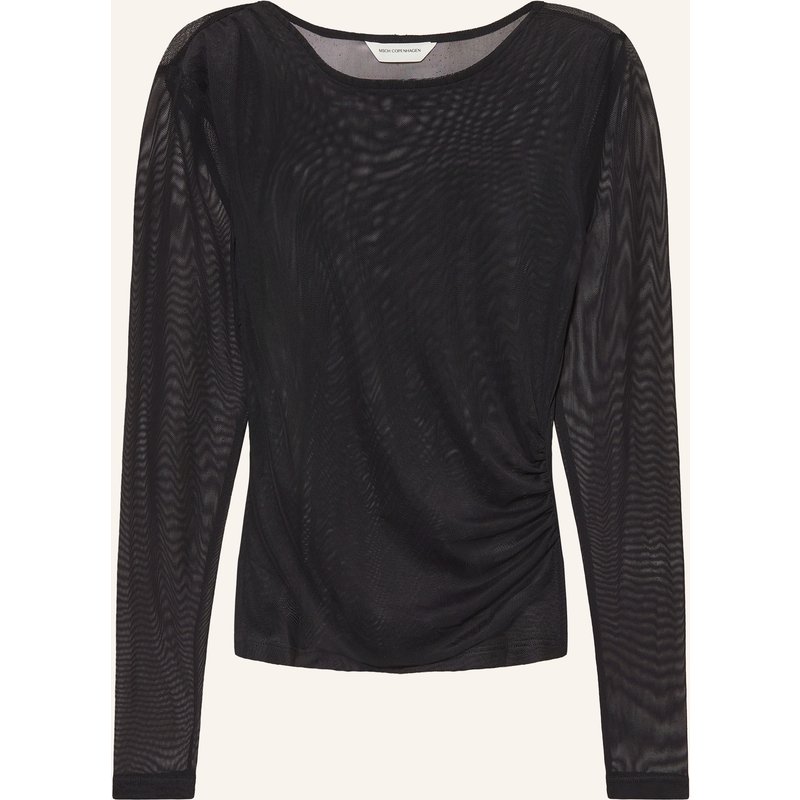 Msch Copenhagen Longsleeve Mschisa Illenora Aus Mesh schwarz
