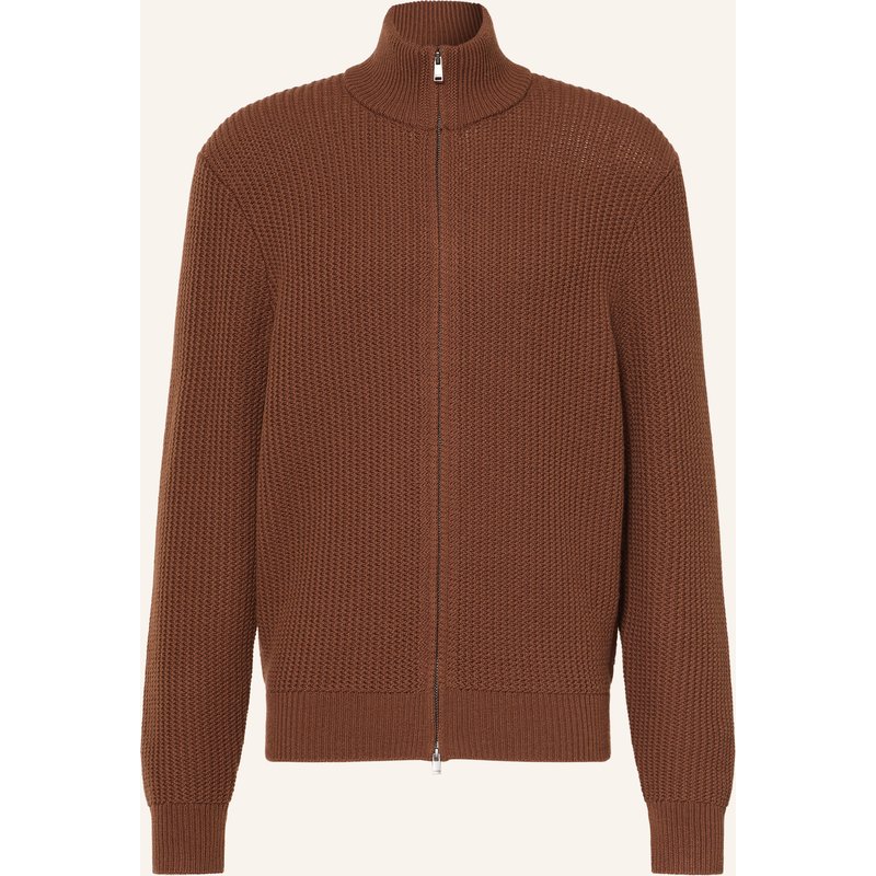 Boss Strickjacke Fiocco braun