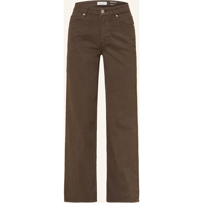 Marc O'polo Wide Leg Jeans Linn braun