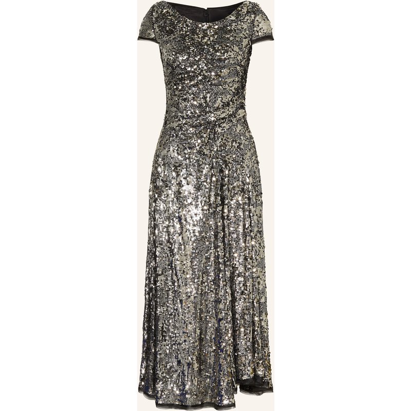 Talbot Runhof Cocktailkleid Mit Pailletten silber