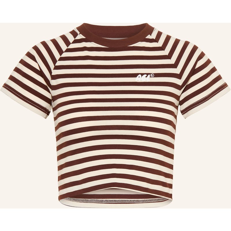 Another Cotton Lab Cropped-Shirt braun