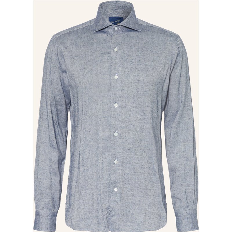Barba Napoli Hemd Slim Fit blau
