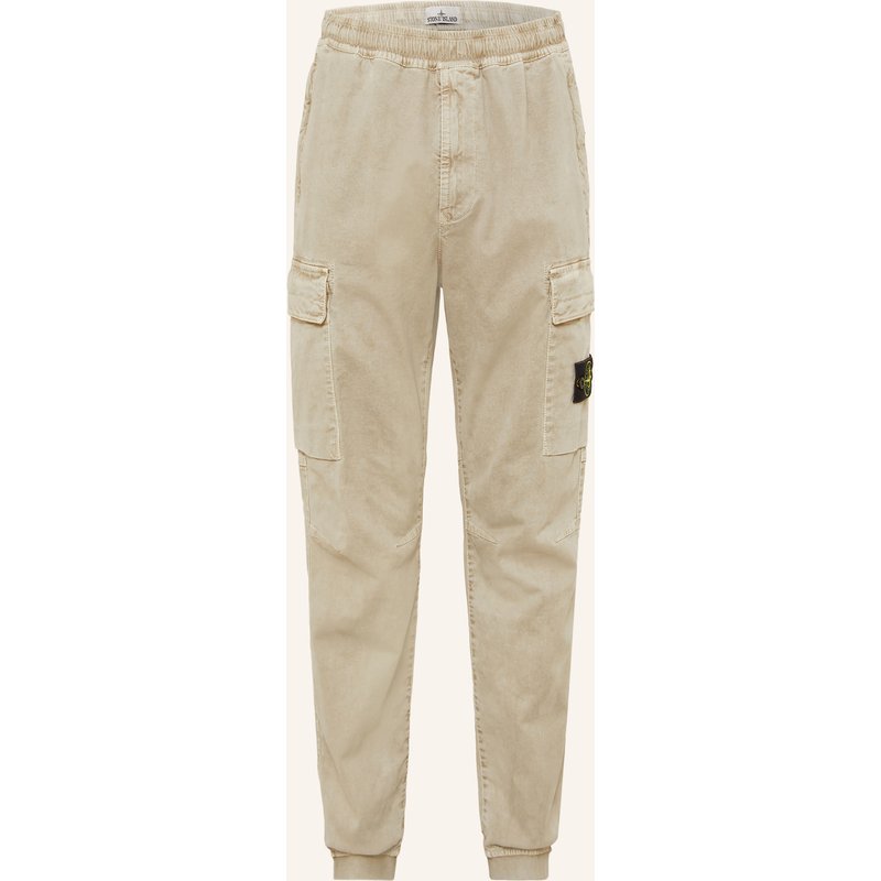 Stone Island Cargohose Regular Tapered Fit beige