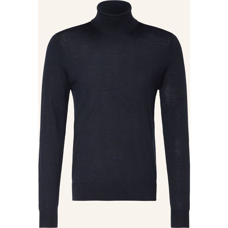 Tiger Of Sweden Rollkragenpullover Nevile Aus Merinowolle blau