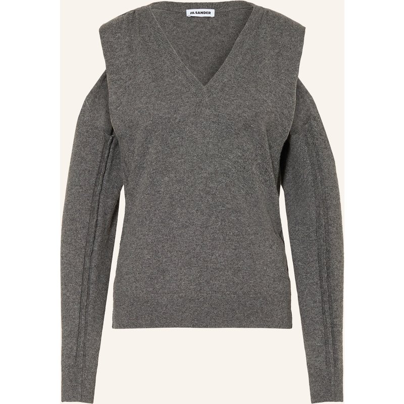 Jil Sander Cashmere-Pullover grau