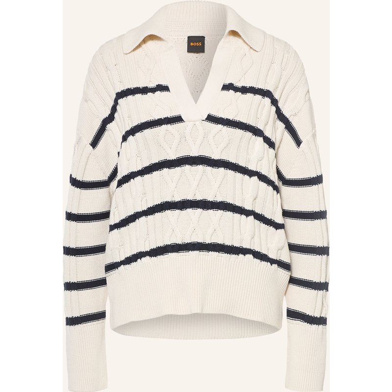 Boss Pullover Faboria weiss