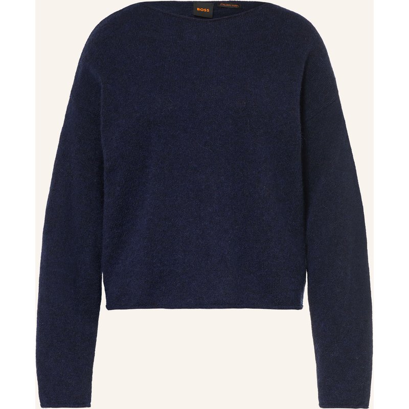Boss Pullover Folletino Mit Alpaka blau