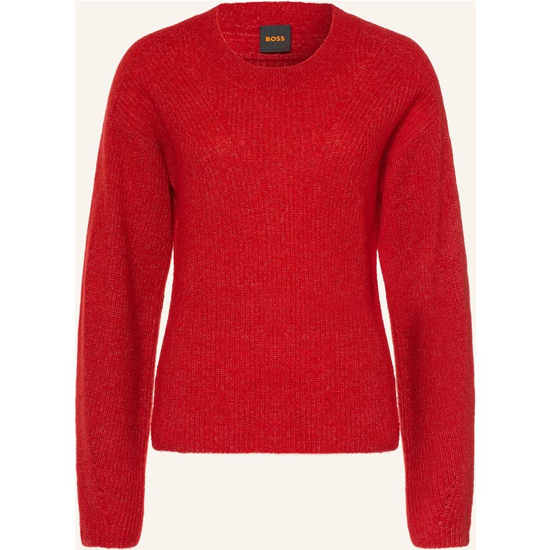 Boss Pullover Fenne Mit Alpaka rot
