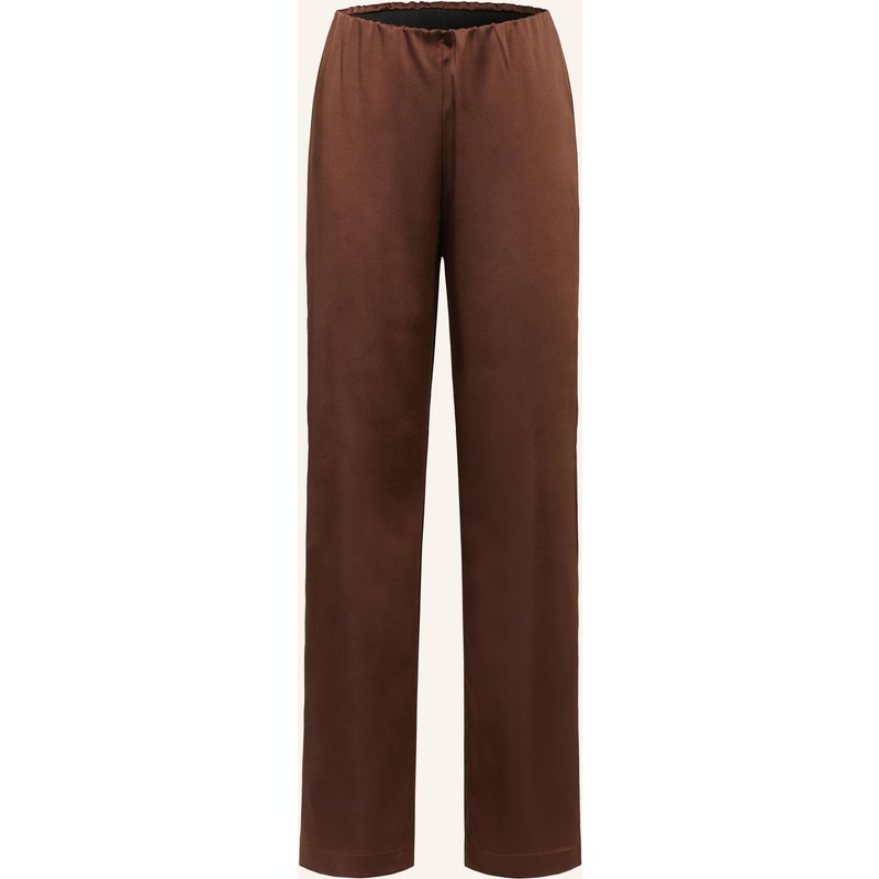 Rich & Royal Satinhose braun