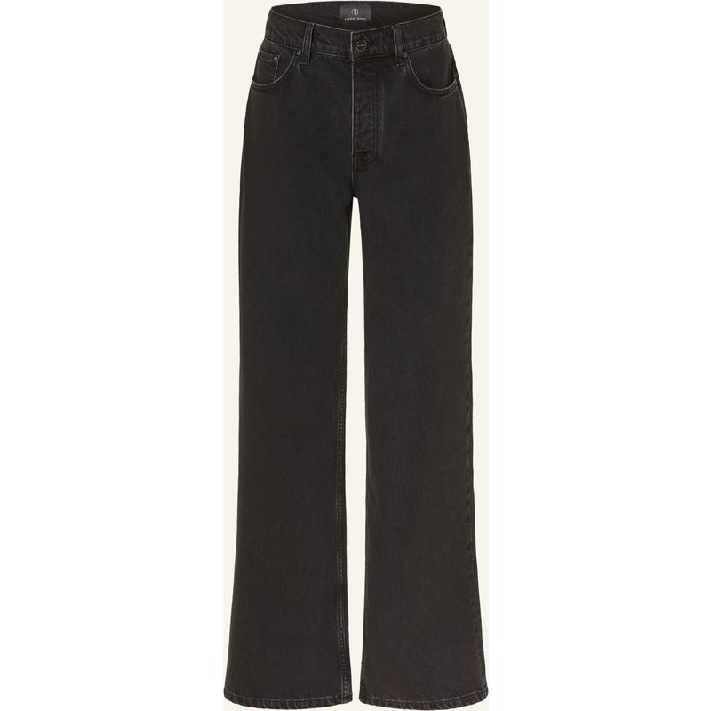 Anine Bing Wide Leg Jeans Hugh schwarz