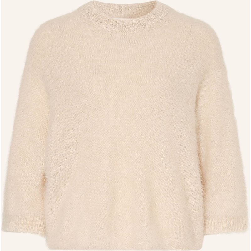 Antonelli Firenze Pullover Mit Alpaka Und 3/4-Arm beige