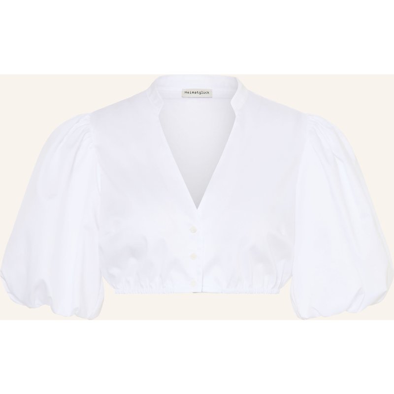 Heimatglück Tracht Dirndlbluse Marie weiss