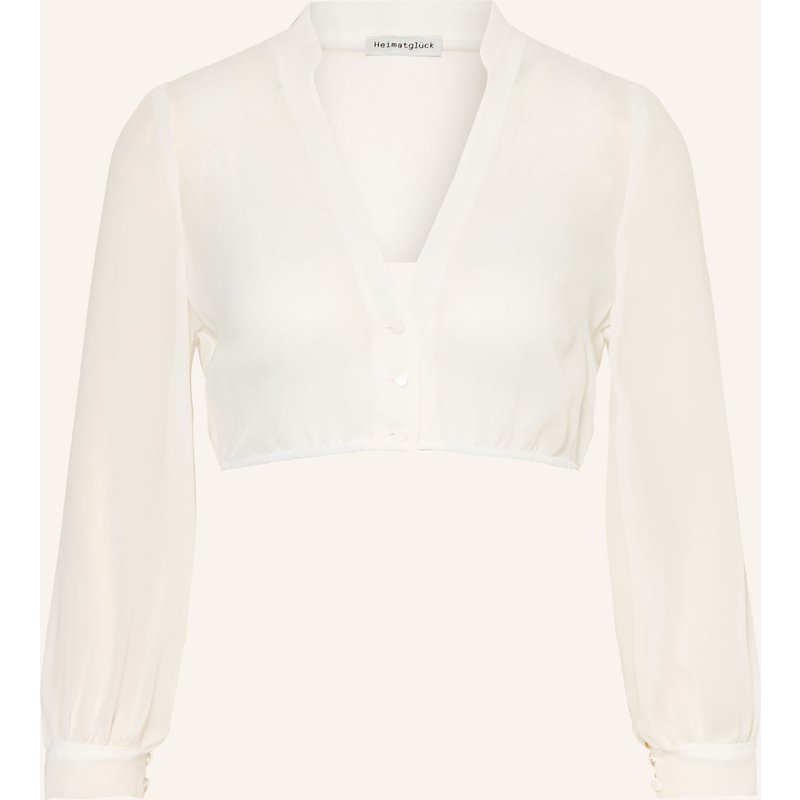 Heimatglück Tracht Dirndlbluse Emma weiss