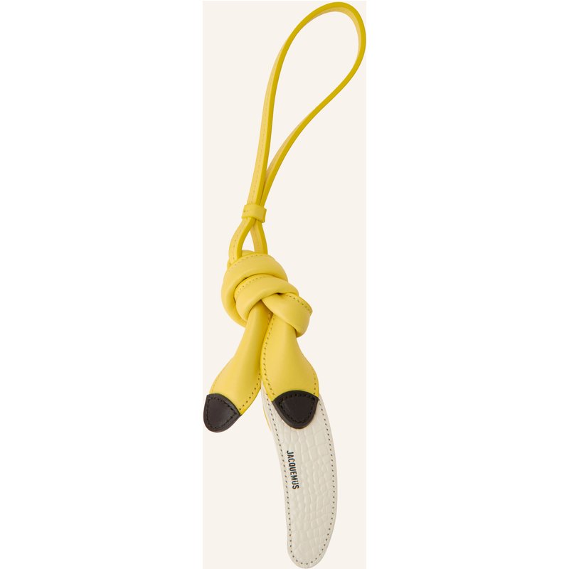 Jacquemus Taschenanhänger Le Banane Keyring gelb