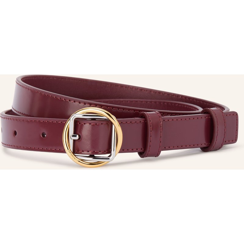 Jacquemus Ledergürtel Le Ceinture Salon Fine rot