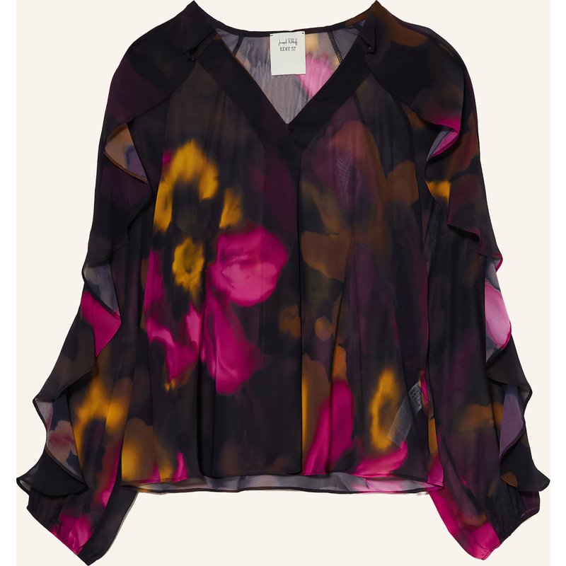 Joseph Ribkoff Blusenshirt Mit Volants schwarz