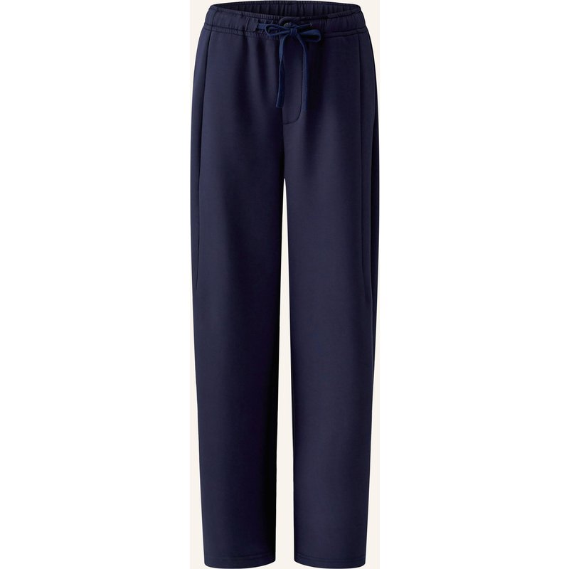 Oui Jerseyhose blau