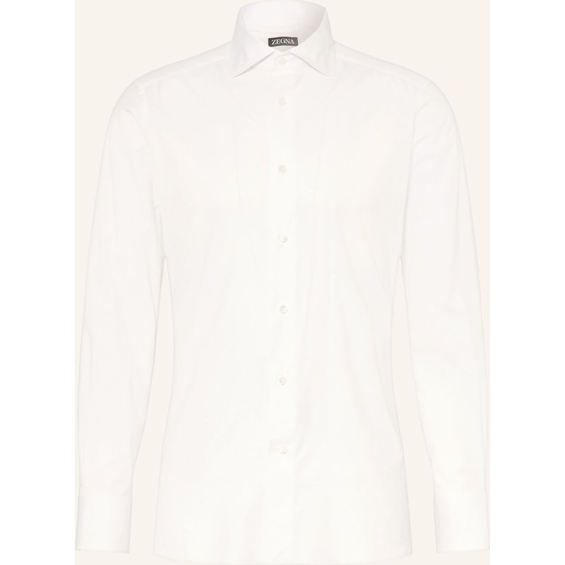 Zegna Hemd Regular Fit weiss