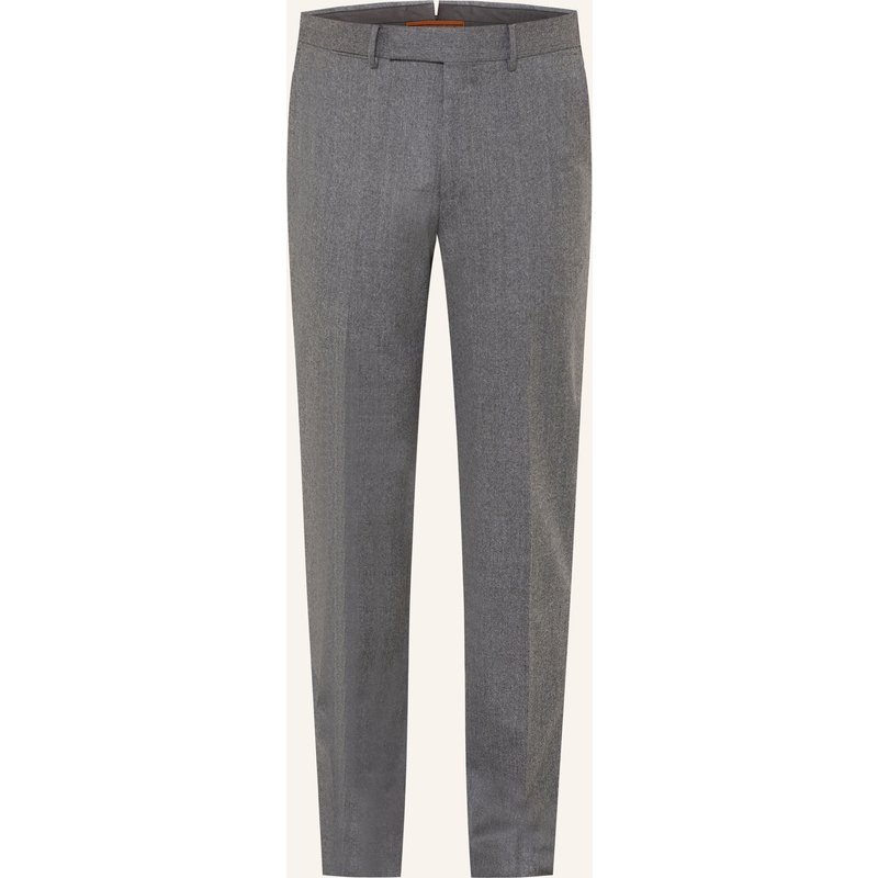 Zegna Flanellhose Regular Fit grau