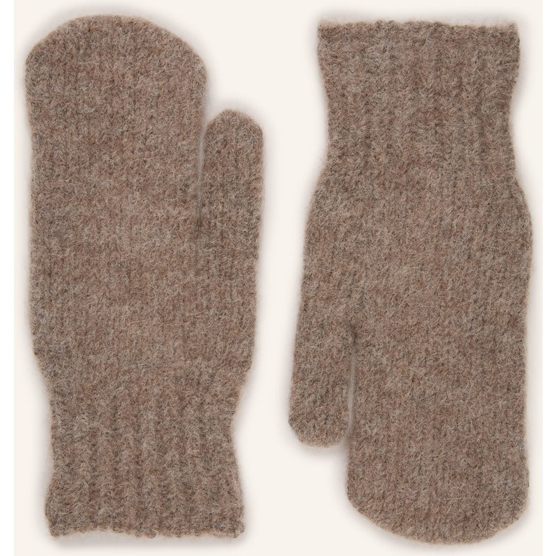 By Aylin Koenig Fäustlinge Rupy Mit Alpaka beige