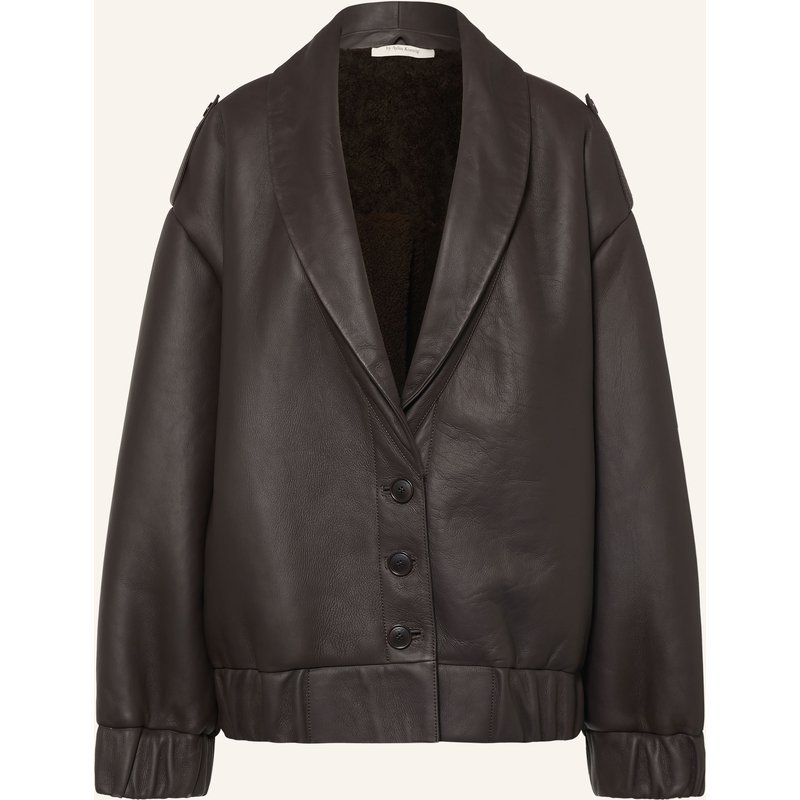 By Aylin Koenig Lederjacke Jella braun