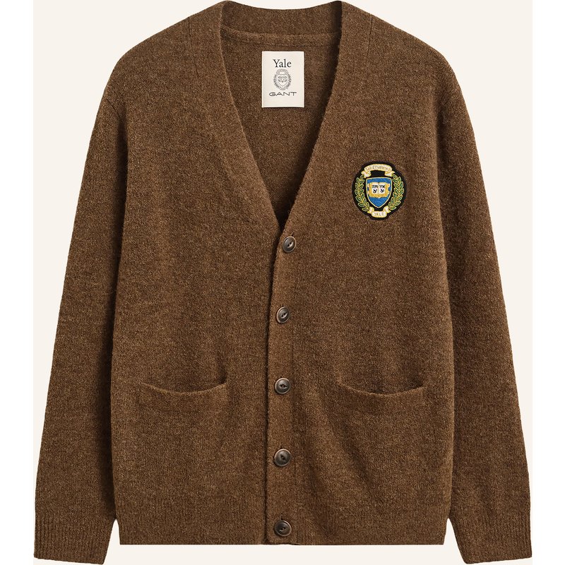 Gant Strickjacke Mit Alpaka braun