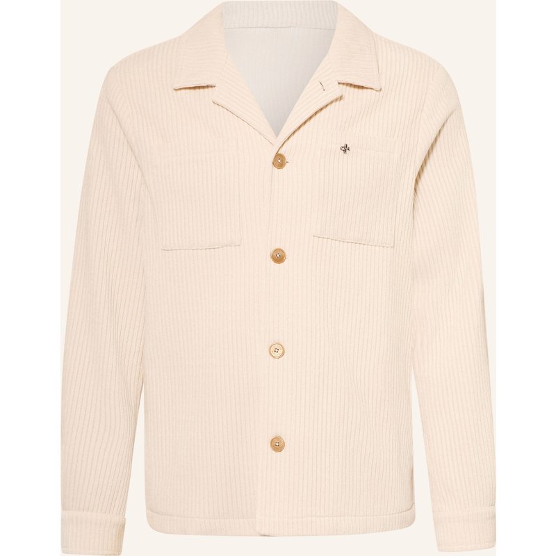 Distretto 12 Overshirt Torino Aus Cord weiss