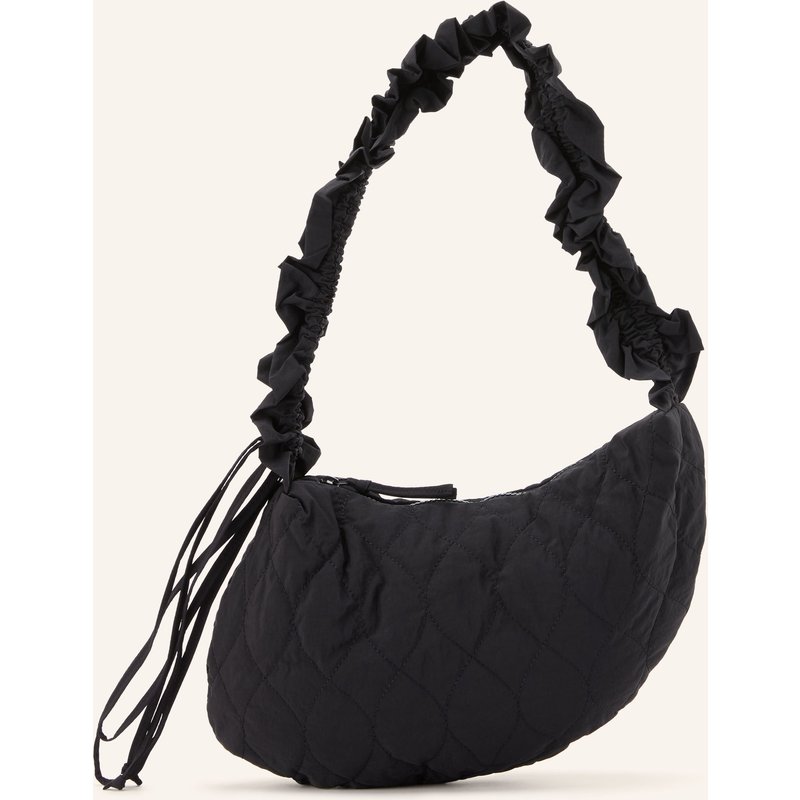 Damson Madder. Schultertasche Rose schwarz