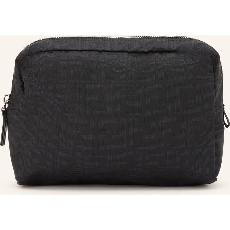 Fendi Kulturtasche Medium Ff Light schwarz