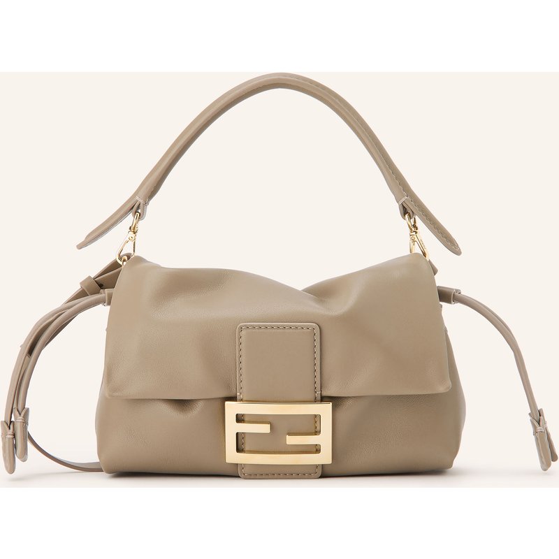 Fendi Handtasche Baguette Soft Small beige