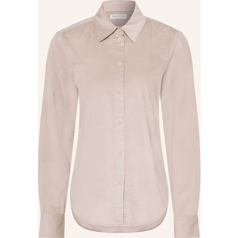 Marc O'polo Hemdbluse Aus Samt grau