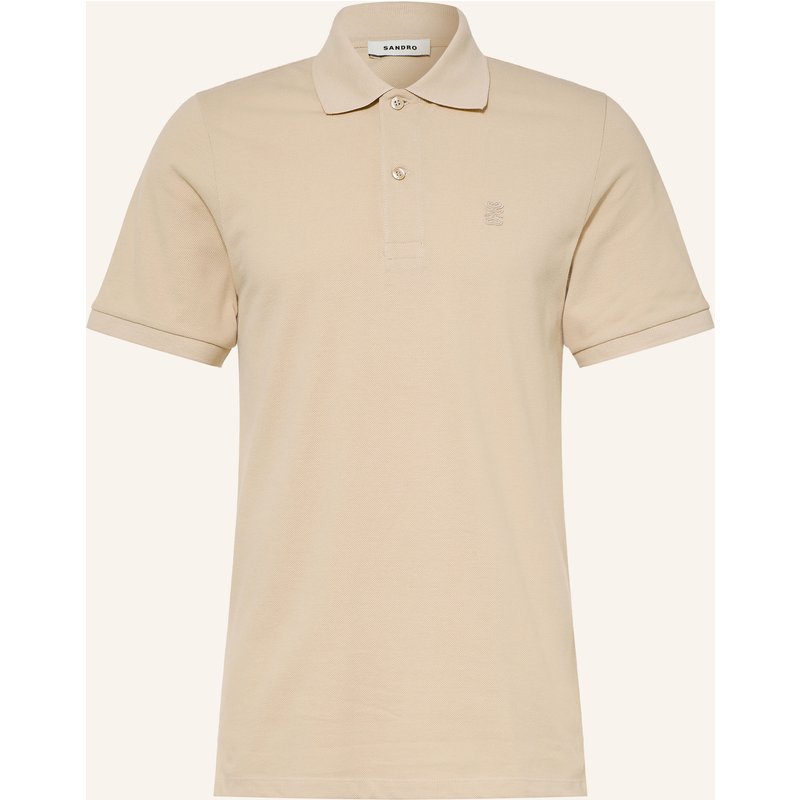 Sandro Piqué-Poloshirt Classic Fit beige