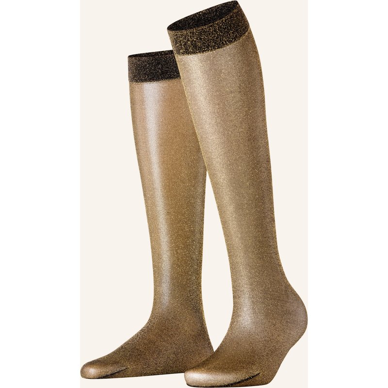 Falke Fein-Kniestrümpfe Glitter Kh Mit Glitzergarn schwarz