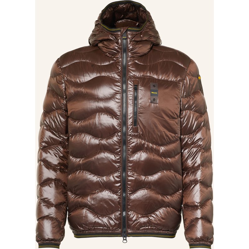 Blauer Daunenjacke Wave gruen