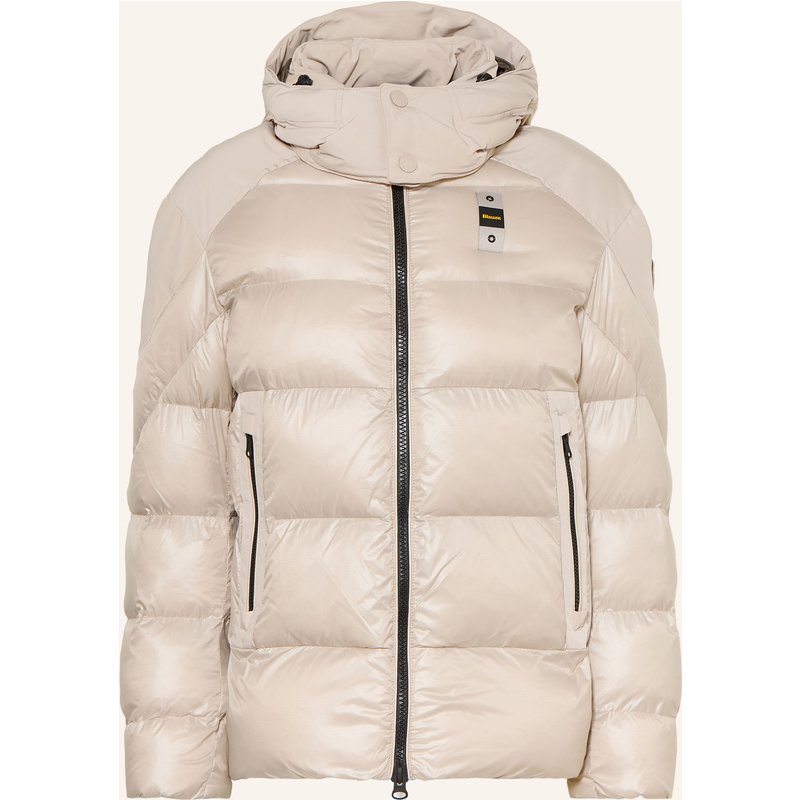 Blauer Steppjacke Kiernan Mit Abnehmbarer Kapuze grau