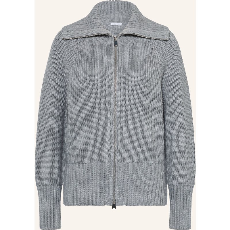 Mrs & Hugs Strickjacke grau