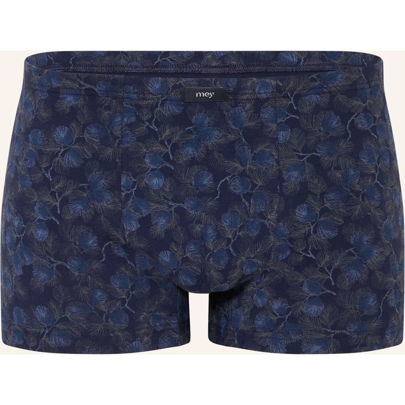 Mey Boxershorts Serie Dark Leaves blau