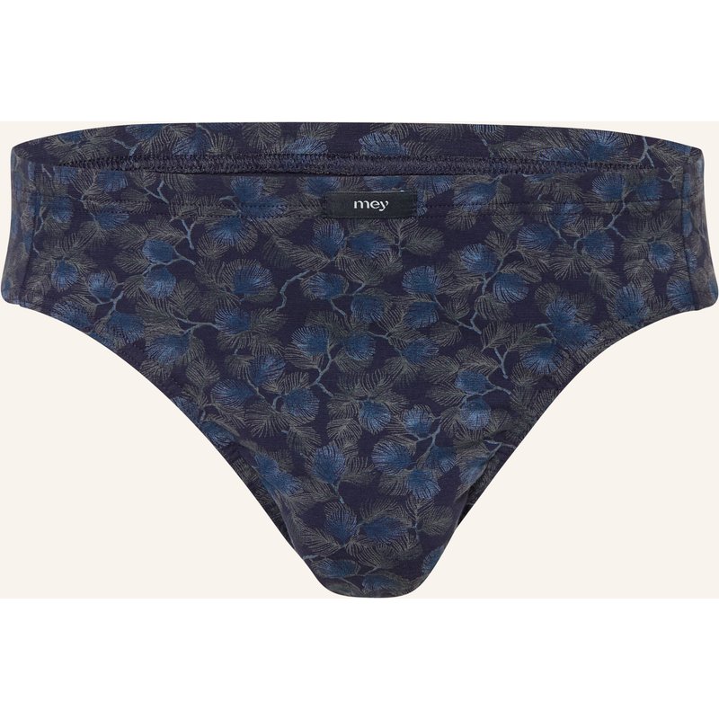 Mey Slip Serie Dark Leaves blau