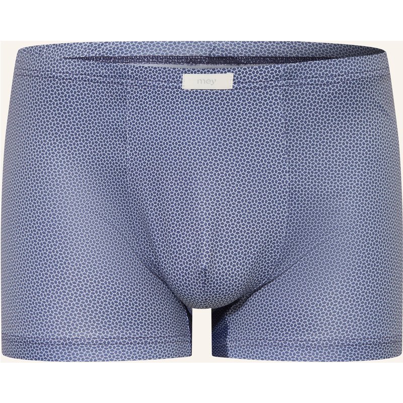 Mey Boxershorts Serie Curved Lines blau
