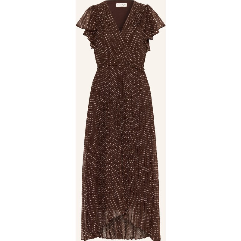 Phase Eight Plisseekleid Louisa braun