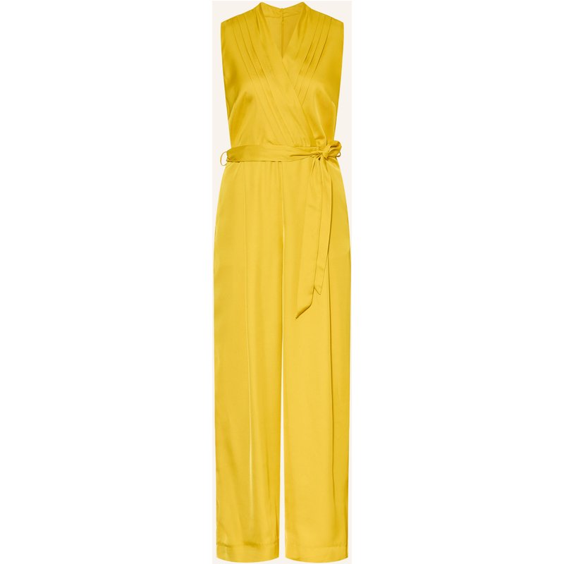 Phase Eight Jumpsuit Taylor Aus Satin gelb