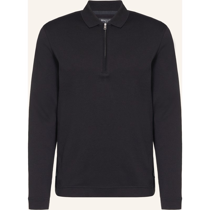 Marc O'polo Jersey-Poloshirt Regular Fit schwarz