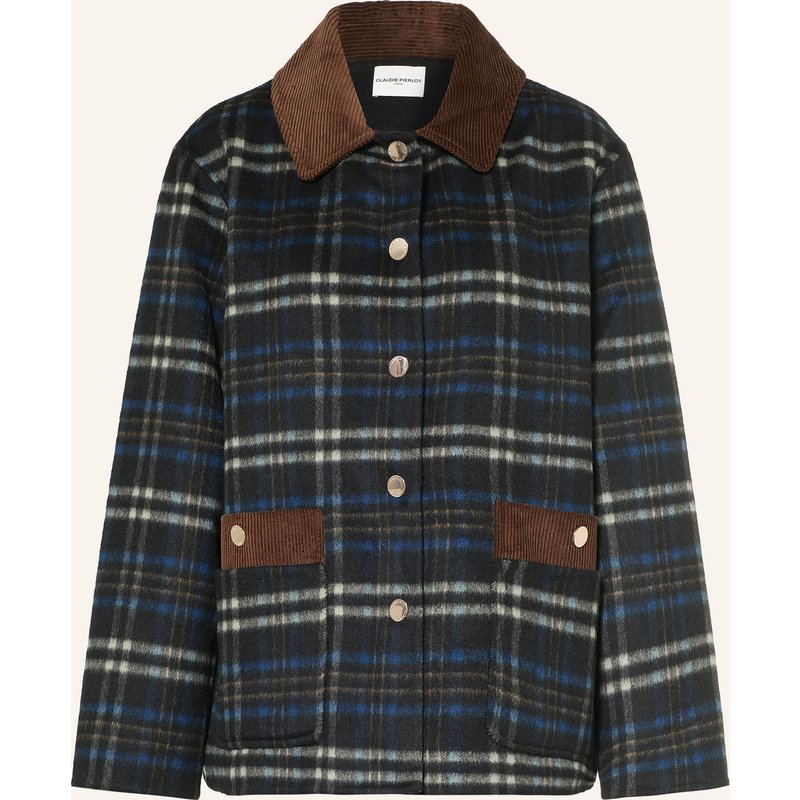 Claudie Pierlot Overjacket Im Materialmix schwarz