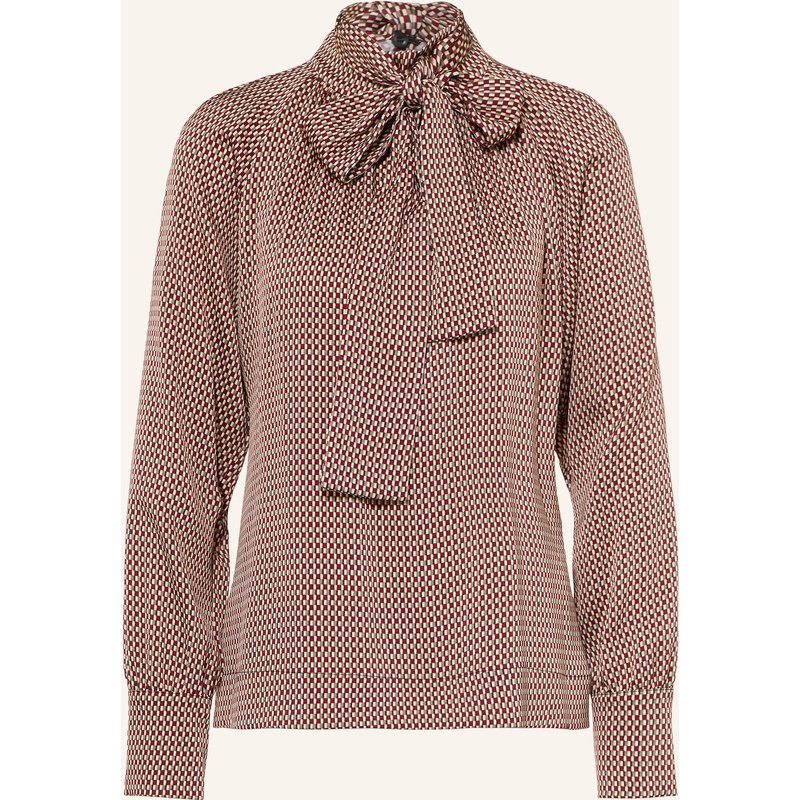 Reiss Schluppenbluse Eden rot